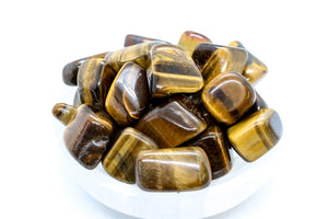 Yellow Tiger Eye Tumbled 10-20mm
