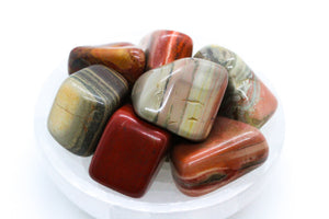 Poppy Jasper Tumbled 30-45mm
