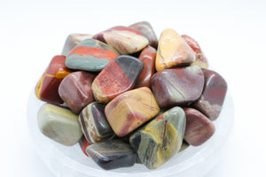 Poppy Jasper Tumbled 10-20mm