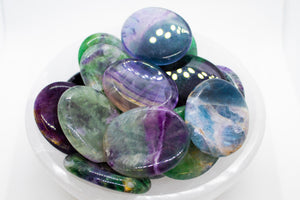 Rainbow Fluorite Worry Stones