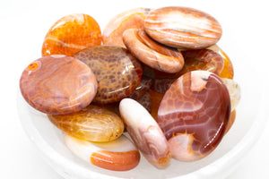 Fire Agate Worry Stones