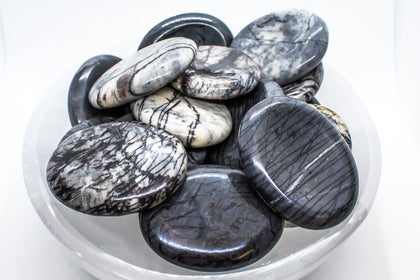 Zebra Jasper Worry Stones