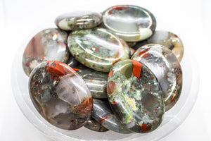 Bloodstone Worry Stones