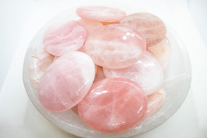 Rose Quartz Worry Stones