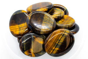 Blue Tiger Eye Worry Stones