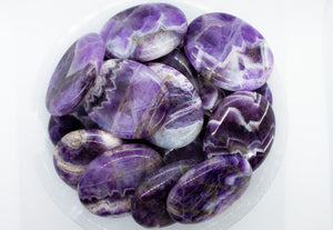 Amethyst Worry Stones