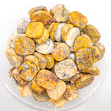 Yellow Crazy Lace Agate Smooth Small