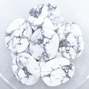 White Howlite Smooth Large