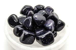 Blue Goldstone Tumbled 10-20mm