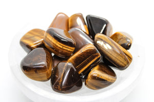 Yellow Tiger Eye Tumbled 20-30mm