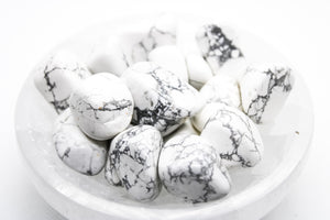 White Howlite Tumbled 20-30mm